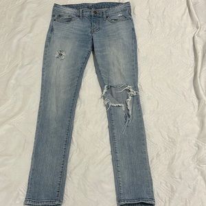 GAP denim distressed jeans